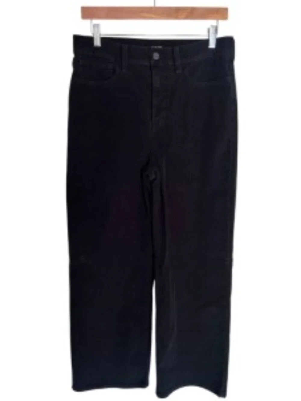 J. Crew Black Slim- Wide Corduroy Pants 28